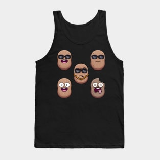 Funny Potato Characters Sticker Pack Tank Top